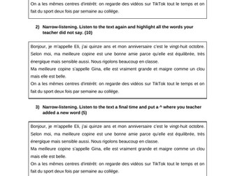 Un bon ami - Narrow-Listening