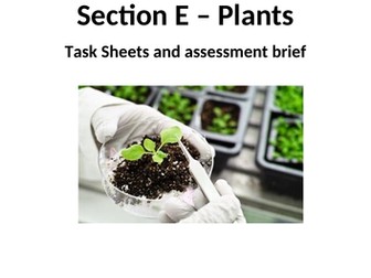 BTEC Applied Science: Unit 3 Pupil task sheets for section E - Plants