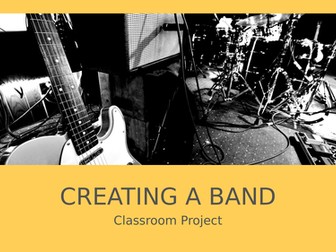 Creating a Band Music Project for KS3 and KS4  music classes