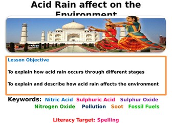 Acid Rain affect on the Taj Mahal