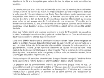 le racisme et l'islamophobie