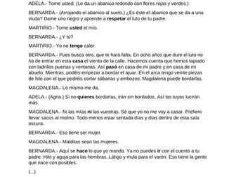 Spanish A level gap flll practice