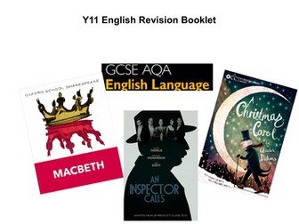 English Literature and Language Revision Booklet