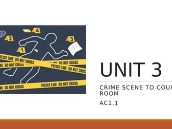 WJEC Criminology Lesson Resources Unit 3