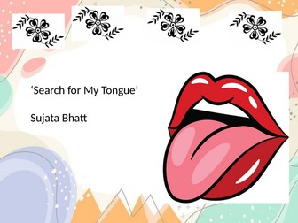 Search for My Tongue - Sujata Bhatt