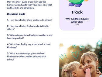 SEL - Why Kindness Counts with Fuddy - Activity