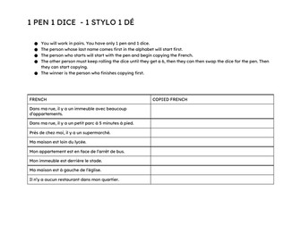 Language Gym French Book 2 Unit 3 - On my street - Activities & Games