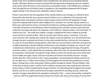 'A Christmas Carol' - consequences of GREED essay - higher ability Band 5/6