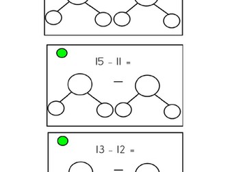 Subtracting 2-digit numbers