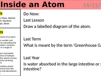 KS4 Science - Inside the Atom