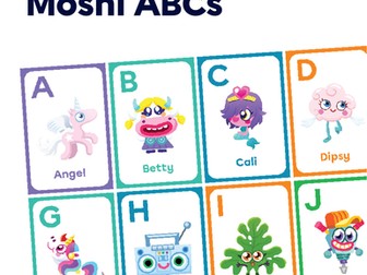 SEL - Moshi ABCs Coloring Book - Activity