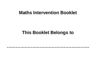 Intervention Booklet