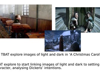 Light and dark in A Christmas Carol