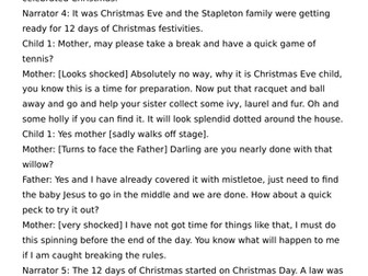 A Tudor Christmas Service - Play Script