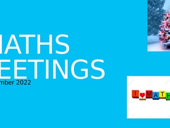 Year 4 maths meetings x5days