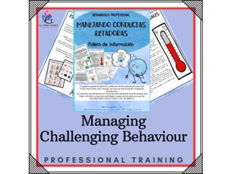 SPANISH VERSION - Managing Challenging Behaviour - Professional Training