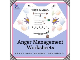 Behaviour Support: Anger Managment Worksheets