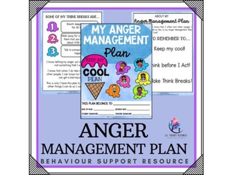 Behaviour Support: Anger Management Plan