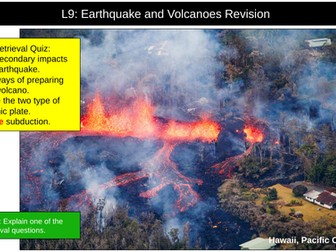 Earthquakes Volcanoes IGCSE Cambridge Revision