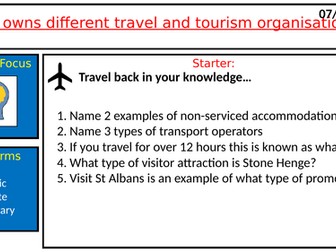 Ownership of travel & tourism organisations