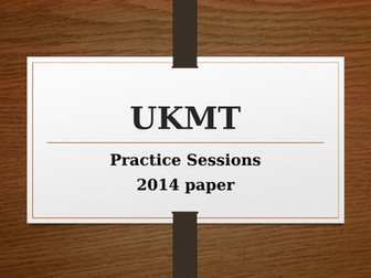UKMT Junior Maths Challenges practice ppts