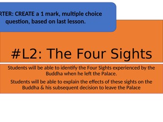 AQA RS GCSE: #L2 The Four Sights