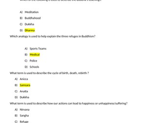 AQA RS GCSE:#L11 The concept of Dependent Arising