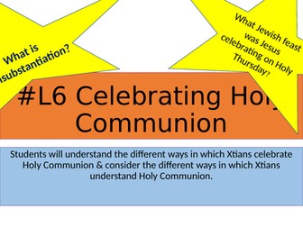 AQA RS GCSE: Celebrating Holy Communion