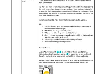 Rapunzel planning Year 2