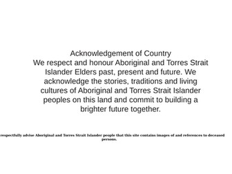 Aboriginal History 1 - Before the Dreaming