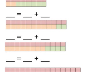 Bar model - bonds to 10 / bars to calculate to 20