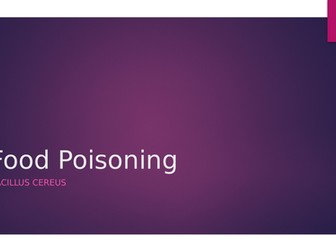 Food Poisoning - Bacillus Cereus