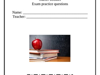 Sociology exam practice booklet for Families & house holds and Education with methods in context