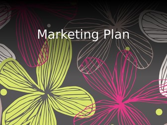 Unit 4.2 - Marketing  Plan