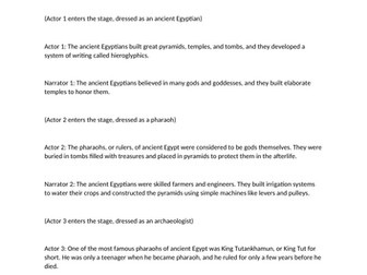 Ancient Egypt Short Script