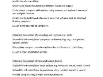 Computing Unit and Lesson Plan