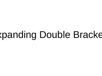 Expanding Double Brackets Ppoint.