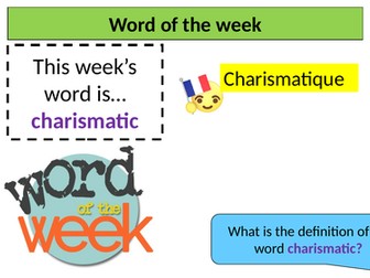 MFL Word of the Week (French and Spanish)