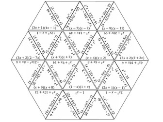 Expanding/Factorising Double Brackets - Tarsia Puzzle