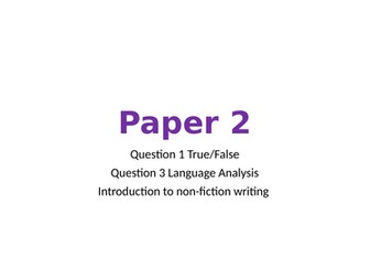 Paper 2. Q1/3/5