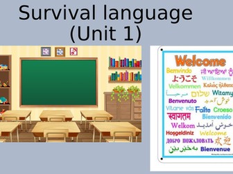 EAL survival vocabulary