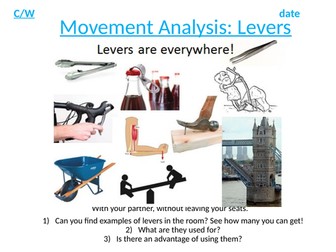 Movement Analysis: Levers GCSE PE AQA