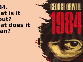 Introductory powerpoint for 1984 by George Orwell