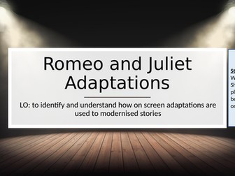 Romeo and Juliet: Baz Luhrumann Adaptation