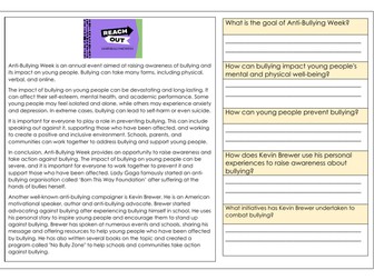 Spring Celebrations Reading Comp Pack