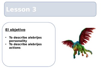 Alebrijes Description of actions and personality - puede + infinitive
