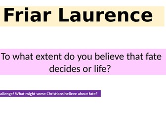 Romeo and Juliet Act 2 Scene 3 Friar Laurence