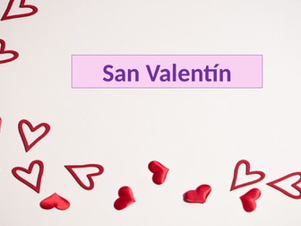 Spanish GCSE Valentine's Day