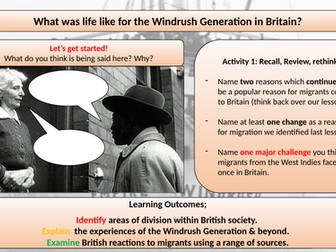 Reactions to the Windrush Generation