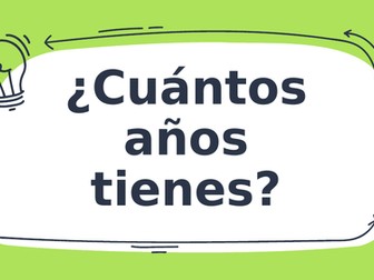 ¿Cuántos años tienes?